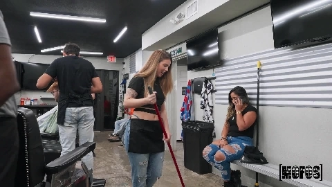 At The Barbershop - Lucky Anne