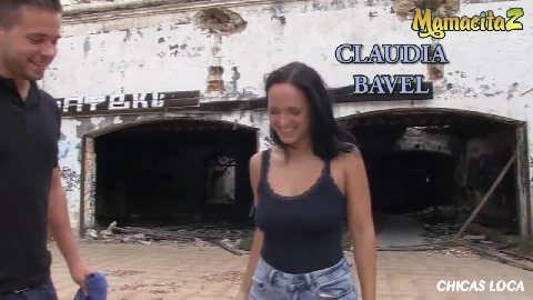 Bubble Butt Latina Claudia Bavel Outdoor Public Fuck