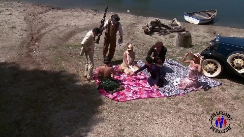 Gangsta picnic by the river turns into orgy - Colective Pleasure