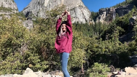 Hiking in Yosemite Ends with a Public Blowjob by Cute Teen - Eva Elfie