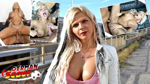 Big Tits German Fitness Model Glory Cat Pickup for Casting Fuck - GERMAN SCOUT