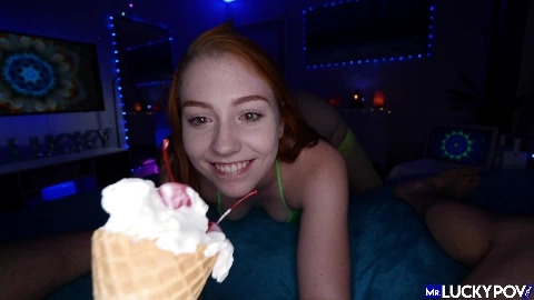 Arietta Adams Cocklate Ice Cream For Anal - MrLuckyPOV