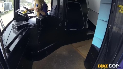 Copper Fucks Bus Driver in the Arse - - Brittany Bardot