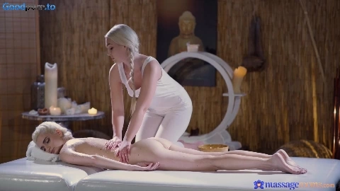 Pale Blonde Nymphs Lesbian Massage - Lovita Fate, Mia Casanova