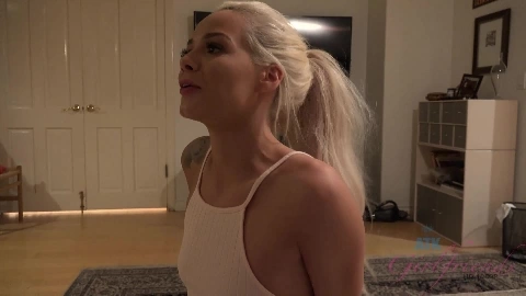 Elsa Jean comes over for dinner and your cock  POV Styl