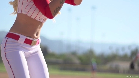 Blondie Boom - Fucking With Horny Baseball Player