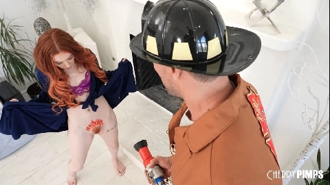 Help, There’s a Fire in My Crotch! [HD Porn] - Madi Collins