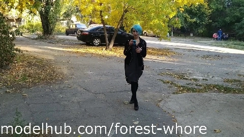 Sexy Public Fun - Forest Whore