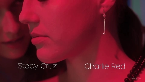 Stacy Cruz And Charli Red Oiled Duet - StrapLez