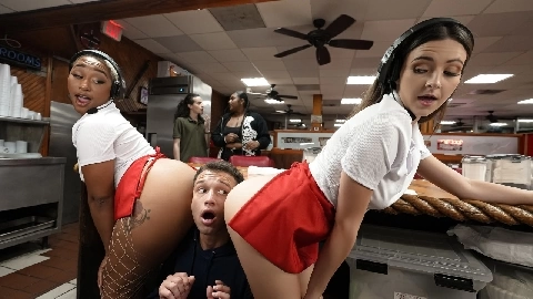 Thick Ass Daphne, Serena Hill- Fresh Meat And Two Hot B