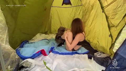 fuck me outside while camping with the stud - Anne Eden
