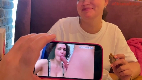 Real Dirty Porn Video from My Hot Wife's Phone! - Oksana Katysheva