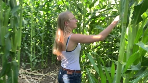 Corn Maze Blowjob