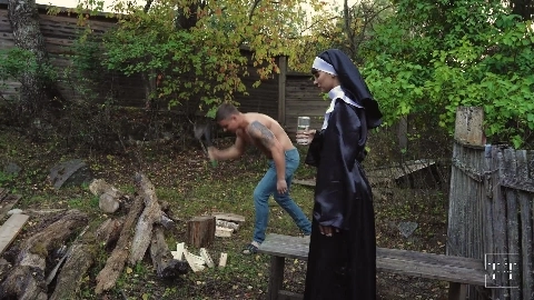 Vicious monastery Part 9. A nun fell to her knees - Pimpal Bill
