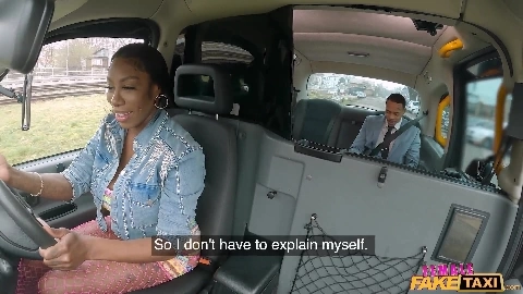 Ebony Mystique female fake taxi